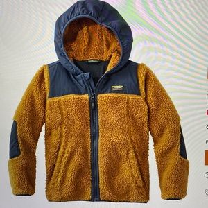 Ll bean boys fleece jacket